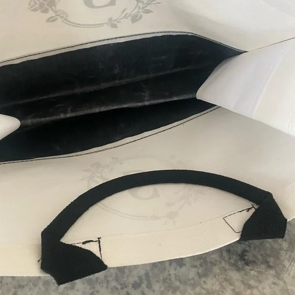 Canvas Tote Bag Large Initial S - Picture 4 of 9